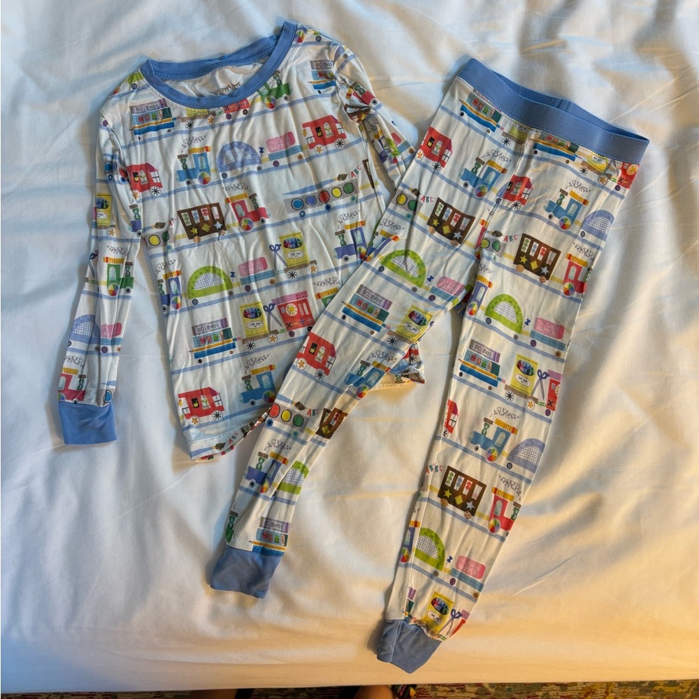 Little Sleepies “Education Express” long sleeve jammies